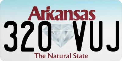 AR license plate 320VUJ