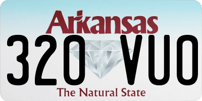 AR license plate 320VUO