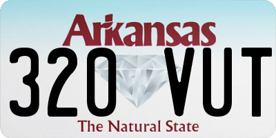 AR license plate 320VUT