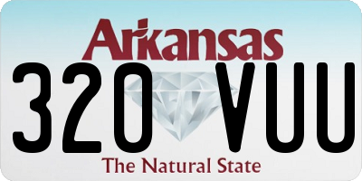 AR license plate 320VUU
