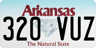 AR license plate 320VUZ