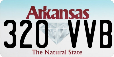 AR license plate 320VVB
