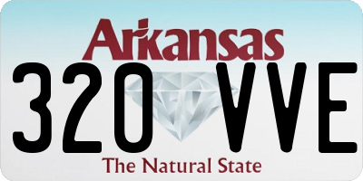 AR license plate 320VVE
