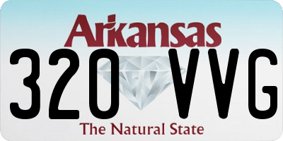 AR license plate 320VVG