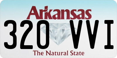 AR license plate 320VVI