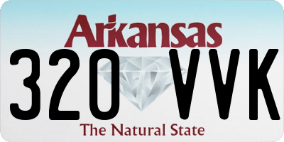 AR license plate 320VVK