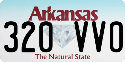 AR license plate 320VVO