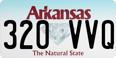 AR license plate 320VVQ