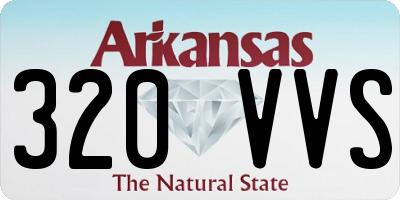 AR license plate 320VVS