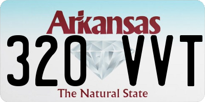 AR license plate 320VVT