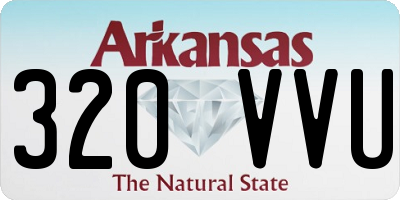 AR license plate 320VVU