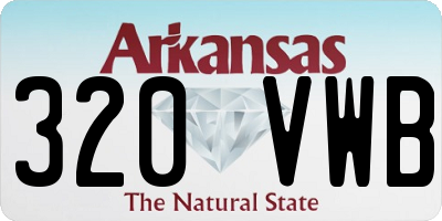AR license plate 320VWB