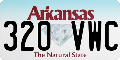 AR license plate 320VWC