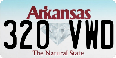 AR license plate 320VWD