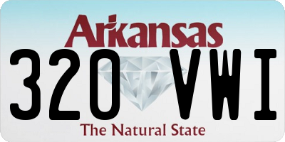 AR license plate 320VWI