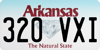 AR license plate 320VXI