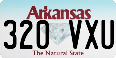 AR license plate 320VXU