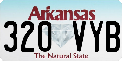 AR license plate 320VYB