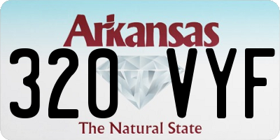 AR license plate 320VYF