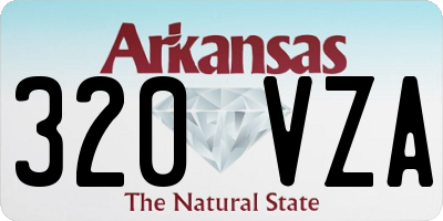 AR license plate 320VZA