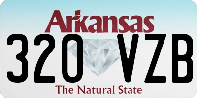 AR license plate 320VZB