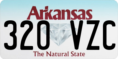 AR license plate 320VZC