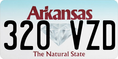 AR license plate 320VZD