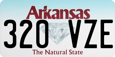 AR license plate 320VZE