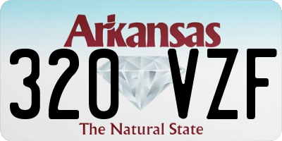 AR license plate 320VZF