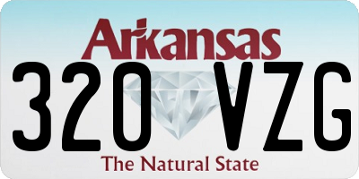 AR license plate 320VZG