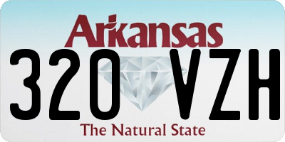 AR license plate 320VZH