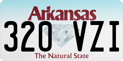 AR license plate 320VZI