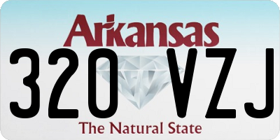 AR license plate 320VZJ