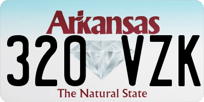 AR license plate 320VZK