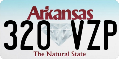 AR license plate 320VZP