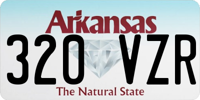 AR license plate 320VZR