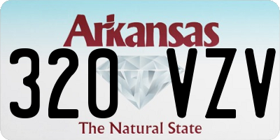 AR license plate 320VZV