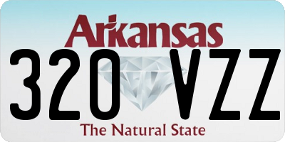 AR license plate 320VZZ
