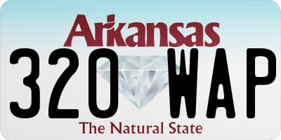 AR license plate 320WAP