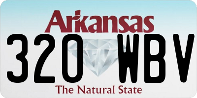 AR license plate 320WBV
