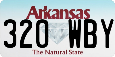 AR license plate 320WBY