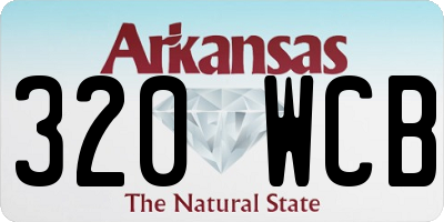 AR license plate 320WCB
