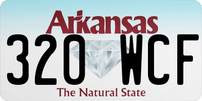 AR license plate 320WCF