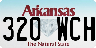 AR license plate 320WCH