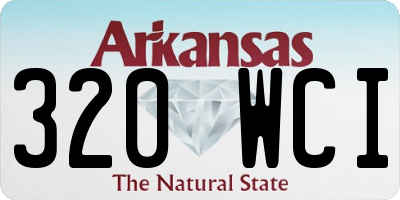 AR license plate 320WCI