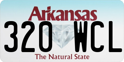 AR license plate 320WCL