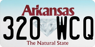 AR license plate 320WCQ
