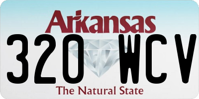AR license plate 320WCV