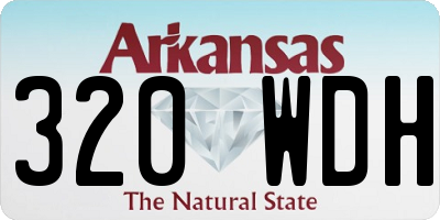 AR license plate 320WDH