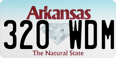 AR license plate 320WDM